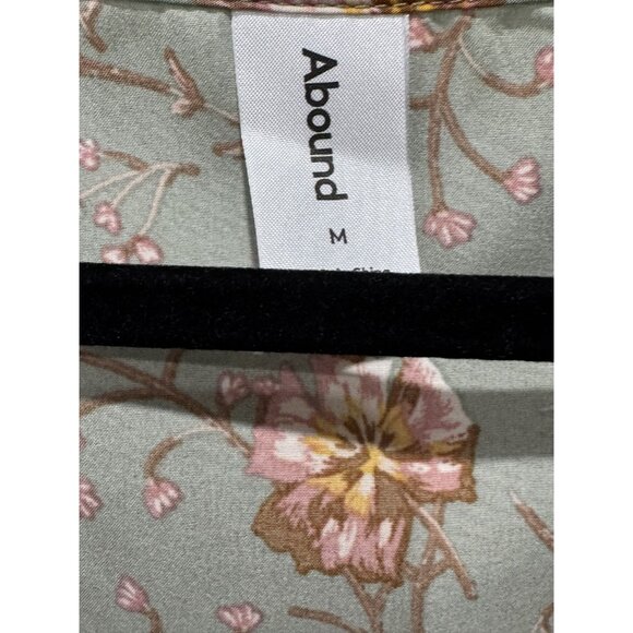 ABOUND Women Floral Green Mini Dress MEDIUM - Picture 5 of 5